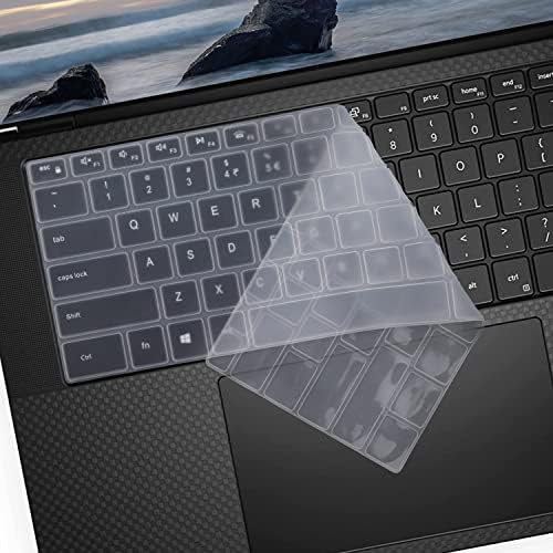 Silicone Clear Keyboard Cover Skin za 2021 2022 novi Dell XPS 15 9500 9510 9520 15.6/Dell XPS 17