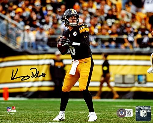 Kenny Pickett sa autogramom 8x10 Photo Steelers Beckett bas svjedok