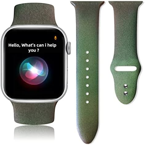 FAMNLAVO High-end klasična gradijentna narukvica sa silikonskim remenom Kompatibilan je sa Apple Watch