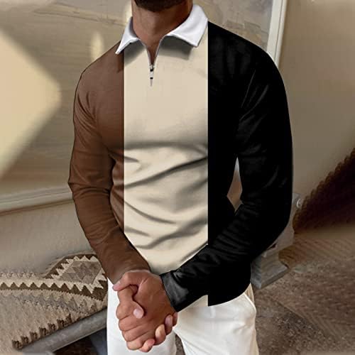 Muškarci Ležerni jesen zimska košulja s dugim rukavima od ispisane majice za teenu bluzu Zaštita