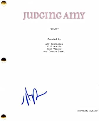 Amy Brenneman potpisao je autografa sudećice Amy Full Pilot skripta - NYPD Blue Babe, privatna praksa,