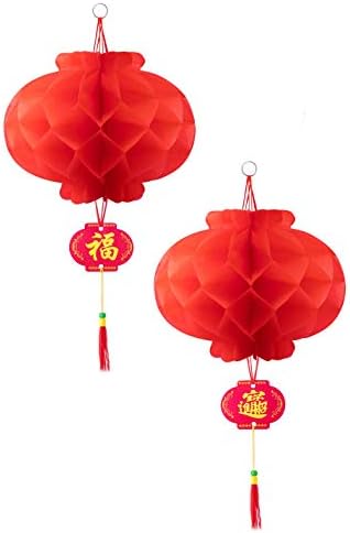 Azijski dom crveni papir fenjer viseći lampioni za kineski Prolećni Festival, venčanje, proslavu,