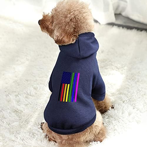 LGBT Gay Pride zastava dukseva za pse pulover Dukserica za kućne ljubimce odjeća sa kapuljačom kaputa za pse i