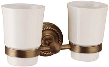 TFIIEXFL Creative Cup za četkica - antički bakarni nosači sa dvostrukim čašica na držaču za četkanje