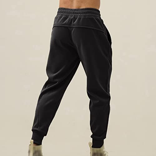 Miashui Slip mužjak proljeće casual fitness trkački pantaloni za crtanje labavih struka Boja podudaranja hlača