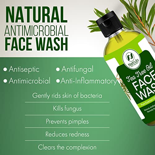 Ulje čajevca za pranje lica, 4oz-prirodni lijek za čišćenje kože sa sapunom od čajevca - čisto