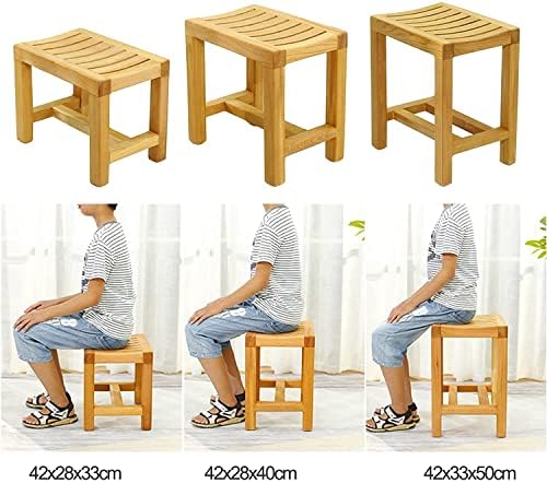 Kupaon stolice za tuširanje modernog tuš klupe WOOD SPA kupatilo stolica s neklizajućim cijenama za skladištenje, za kupaonicu, dnevni boravak, spavaća soba, štandovi za izlaganje bašta (