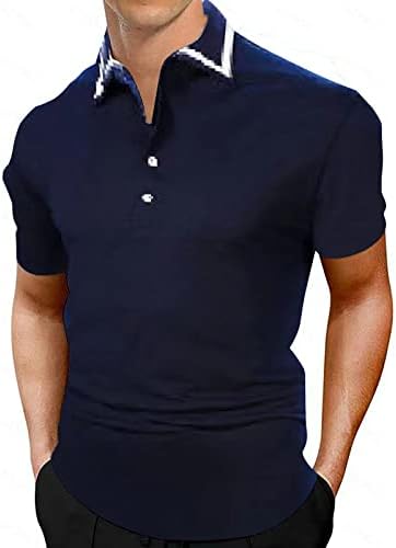 2023 Nova muška modna majica casual kratkih rukava za golf majica u boji Pamuk TOP pamuk gornji skelet
