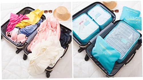 Zerodeko 6pcs Torbe za pohranu odjeće Travel Organizer Torbe Organizator Torbe za putovanja Travel Bag Miss