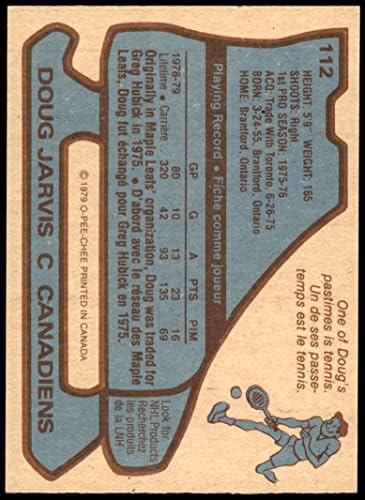 1979 O-pee-chee # 112 Doug Jarvis Canadiens NM kanadiens