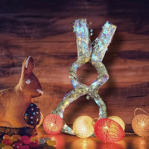 Guolarizi bronzani niz Svjetleća boja dekoracija dekoracija svjetla traka Uskršnji fenjer Bunny 5cmx1m Home Decor