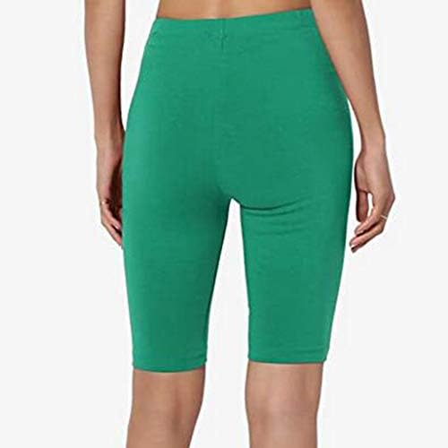 Iybwzh Ženski višak struka Slim Fit Gym gamaše Yoga hlače Tummy Controlt Stretch pamučni raspon Aktivne