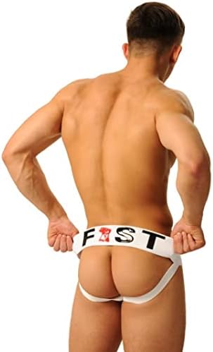 FIST Logo Jock • Multicolor ručno rađen retki Jockstrap Baseball SportsJocks Fisting Army, Biker atletski nosač