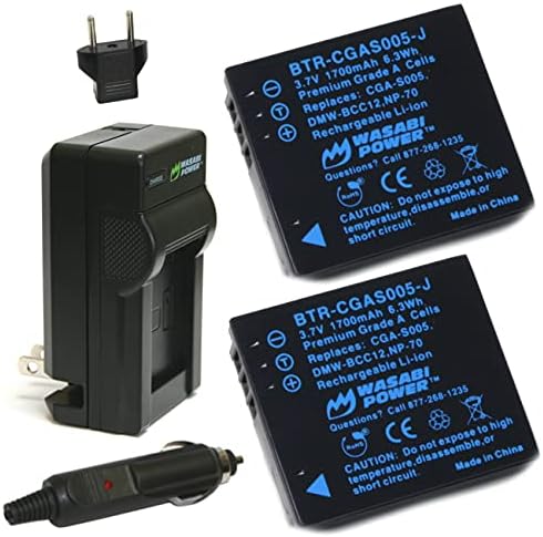 Wasabi električna baterija i punjač za Ricoh Caplio DB-60, GX100, GX200, R3, R4, R5, R30, R40, G600,