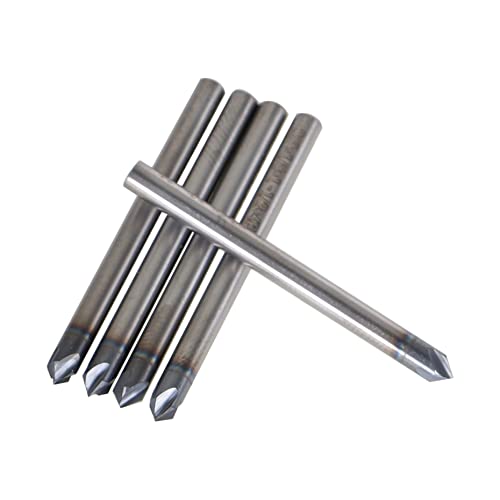kimllier 5kom 1/8 inča 4 flauta Helix Carbide kvadratni kraj mlin TiAlN presvučen 90 stepeni CNC