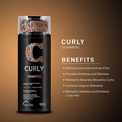 TRUSS Curly Shampoo Bundle sa Deluxe Prime tretmanom za kosu i mrežnom maskom