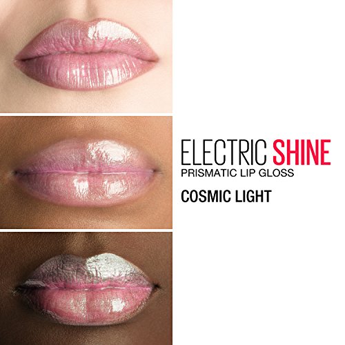 Maybelline Lip Studio Electric Shine Prizmatic sjajilo za usne Makeup, Cosmic Light, 0.17 fl. oz.