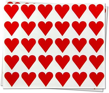 OfficeSmartLabels unaprijed štampane naljepnice za srce naljepnice u obliku srca / naljepnice