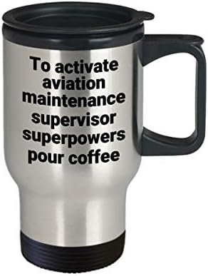 Aviation održavanje supervizora za putovanja - smiješna sarcastična supermotorna termalna izolirana