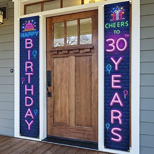Neno Glow Happy 30. rođendanski trijem potpisuje vrata Banner COLOR FOREFEL - Živjeli do 30