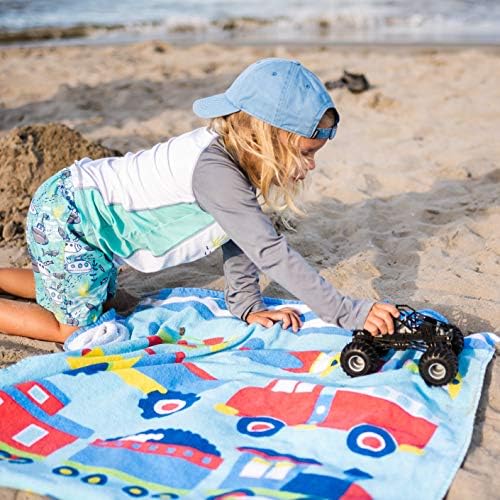 Wildkin deca pamučni ručnik za plažu za dečake i devojke, dimenzija 64 x 32 inča dečji ručnici za