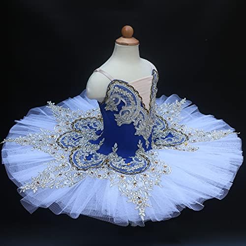 Djevojke Profesionalna kamisole Skirted Leotard baletna haljina Sparkle čipka Swan Lake Tutu ballerina Kostimi za konkurenciju