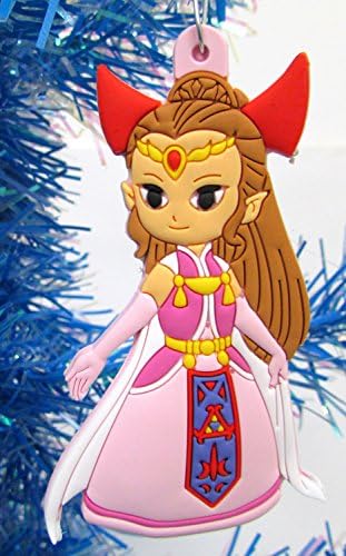 Ukrasi za božićnu jelku Legend Of Zelda Set sa linkom i prijateljima-jedinstveni plastični dizajn otpornog na
