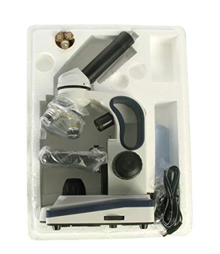 Američki obrazovni 7-1358 Osnovni Monokularni složeni mikroskop, okular WF10x, uvećanje 40x-400x,
