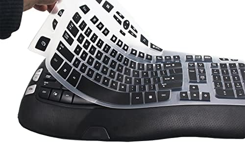 Ultra Thin Desktop PC silikonska tastatura Cover skin Protector kompatibilna sa Logitech K350 MK550