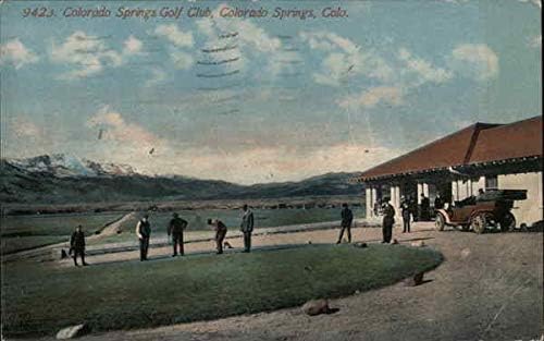 Colorado Springs Golf Club Colorado Springs CO Original antička razglednica 1923