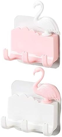Topbathy plastične kuke za vješanje na zidu Flamingo kuke za kuke na zidu držači za ljepljive kuke za montiranje