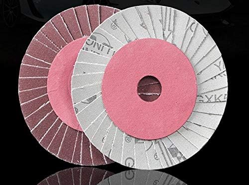 XUCUS 10pc Grit Flower Sking Flap brusni brusni diskovi Kutni brusilice Wheels 100mm x16mm Grit 80/320 -
