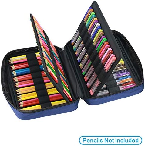 YOUSHARES 166 slota boji pernica, 110 slota Gel olovke za bojenje slučaju organizator, Handy višeslojni