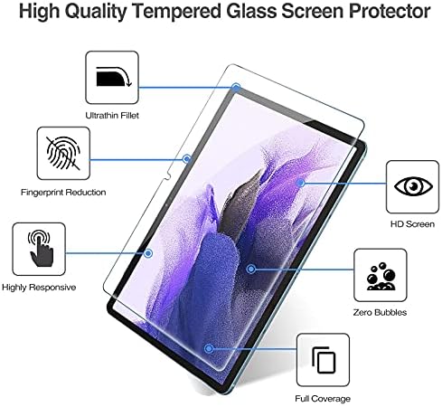 ProCase paket zaštitnika ekrana sa zaštitom ekrana za privatnost za Galaxy Tab S7 FE 2021 / Galaxy
