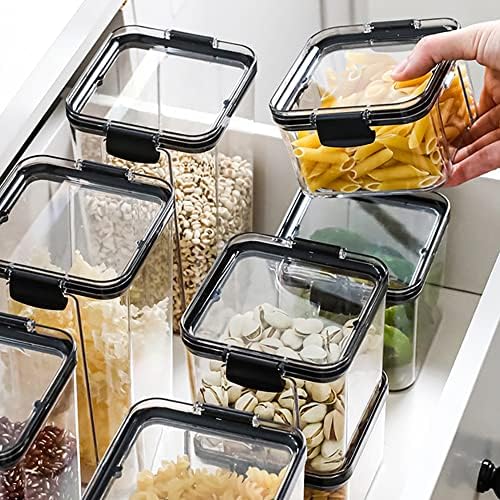 Plastični kanisteri,hermetički zatvoreni kontejneri za skladištenje hrane kuhinjski set, sa izdržljivim poklopcima