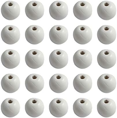 ALREMO XINGHUANG-500 kom drvene perle prečnika 18mm okrugle perle sa rupom DIY Craft perle kuglice
