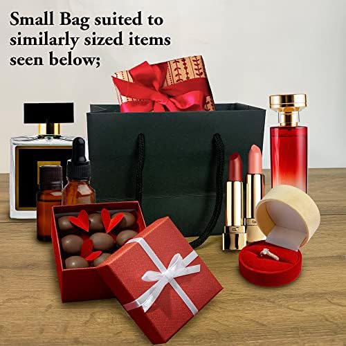 Bang Tidy Clothing 21st Birthday Gift Bag-crni papir sa ručkom za uže - Eco Friendly SMALL Gift Bag
