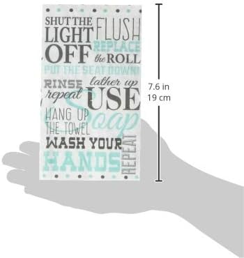 Kupaonica etiketa za ručnike za partiju za jednokratnu upotrebu za jednokratnu upotrebu, papir, 2 sloj, 8 x 4,