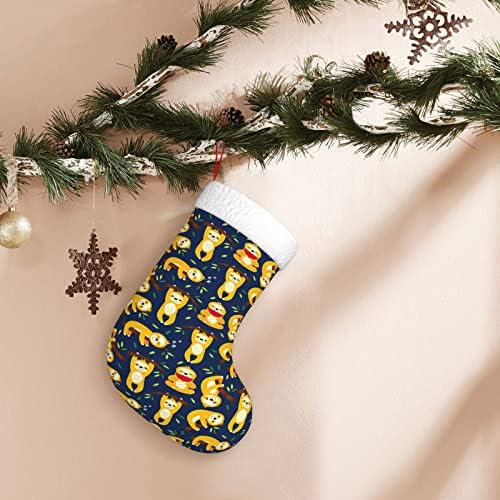 Herbeier Lazy Sloth Personalizirane božićne čarape, čarape Božićne ukrase Zatvoreni, na otvorenom Božićne