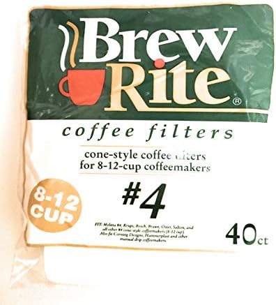 Brew Rite # 4 8-12 CUP CONE stil filtera za kafu