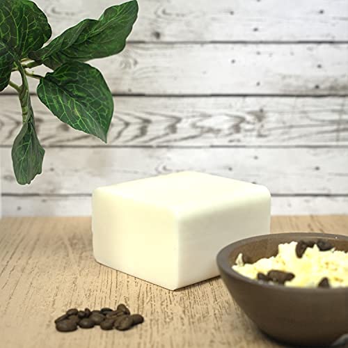 ClearLee Cocoa Butter Melt and Pour Soap Base Cosmetic Grade Natural Bar 2lb