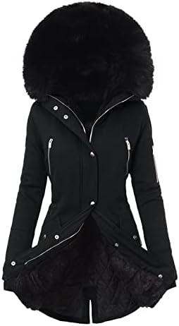 Duowei dugi flis kaputi za žene zimski ženski zadebljani šinjel topli zimski flis obloženi jaknom sa patentnim zatvaračem žene