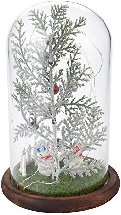 Božić Snow Lantern, svjetlucave baterije Festicval ukras za Božić stola centralni ukras Doma