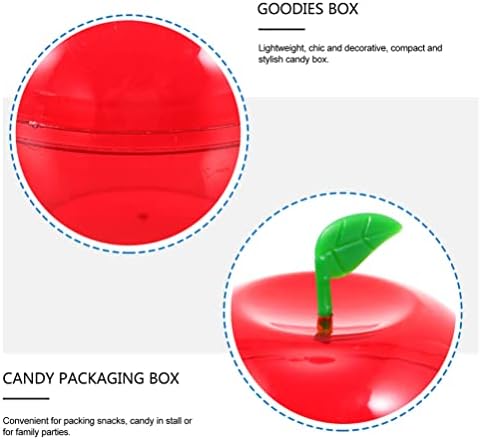 Angoily 8kom Božić jabuka u obliku bombona kutija čokolade Paket kutije Fillable Candy kutije vjenčanje voće