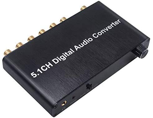 5.1 CH digitalni audio konverter dekoder SPDIF optički koaksijalni na RCA DTS/AC3