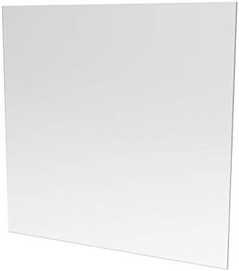 FixTureDisplays® prozirna akrilna kvadratna ploča Clear Sign ploče kvadratni akrilni list 10,5