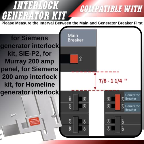 Komplet za blokiranje generatora, za SIEMENS komplet za blokiranje Murray 200 AMP panela, 7/8