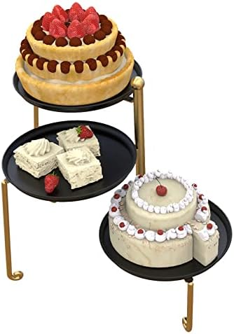 3 Torta za tortu od željeza Cupcake stalci za stalke za desertne ladice CupCake ekrake