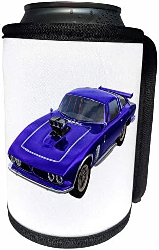 3Droza Boehm grafički automobil - klasični plavi mišićni automobil - Can Cool Walt Walt