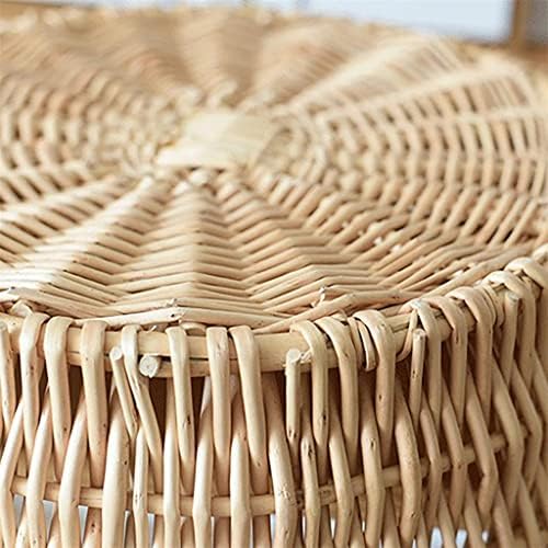 ZCMEB Okrugla Wicker Basket Home Decoras Ručno tkani alati Plod kruh Skladište košarice